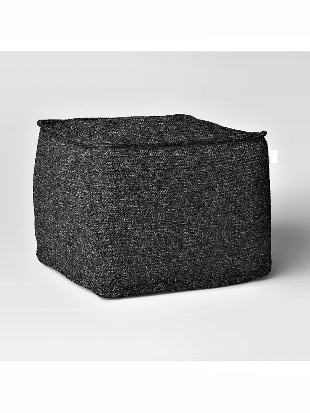 Threshold Outdoor Patio Pouf Black